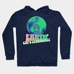 Earth day : cat's clubouse Hoodie